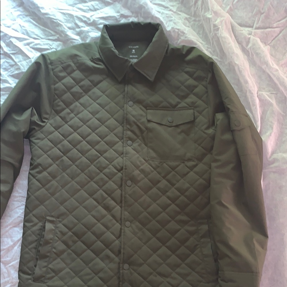 Columbia Men's Quilted Jacket - Olive Green